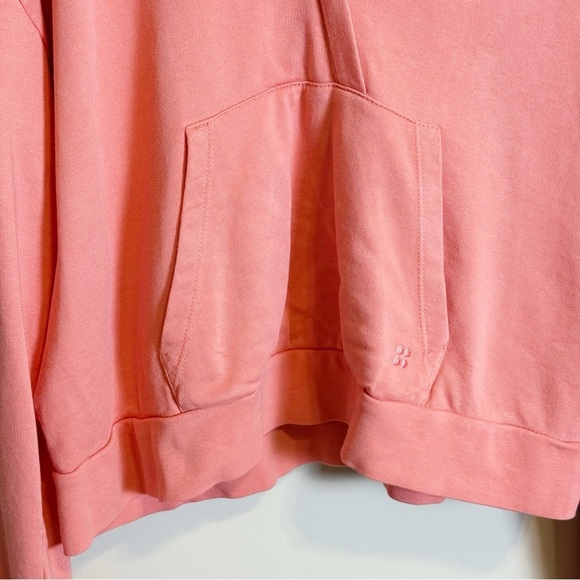 Sweaty Betty After Class Relaxed Pullover Hoodie In Warm Pink/orange Size 8-10 - Picture 7 of 9
